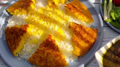  راز ته‌دیگ رستورانی، فوت‌وفن‌هایی که باید بلد باشید + فیلم