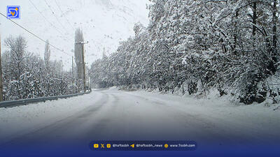  رانندگی کودک خردسال در جاده برفی هراز!