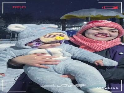  شادی اصفهانی‌ها در روز برفی