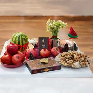 سفره شب یلدا چند ؟/ وقتی سفره سنتی زیر سایه اعداد جمع می شوند