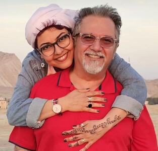  تاریخ وبگردی | دلبری جدید آناهیتا همتی بازیگر سریال خانه به دوش برای همسرش