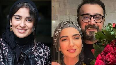  پخش زنده تصاویر | مونا کرمی بازیگر همسر سپند امیر سلیمانی در کنار مادرش
