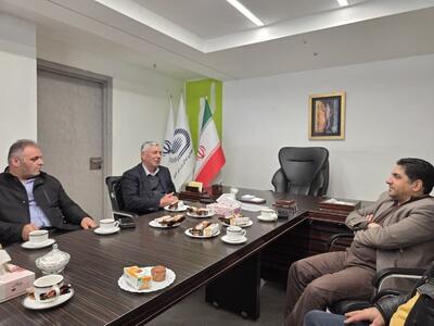 دیدار مدیرعامل شرکت توسعه و نگهداری اماکن ورزشی با نماینده مجلس و رئیس فدراسیون وزنه برداری