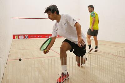  رقابت تنگاتنگ تیم های کاره و مناطق نفت‌خیز در لیگ برتر اسکواش