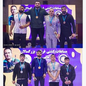  کسب 2 نشان برنز کشتی گیران کردستانی در رقابت های قهرمانی کشتی فرنگی کشور