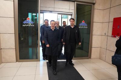  بازدید سرزده استاندار قزوین از شرکت گاز استان