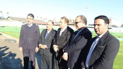 بازدید معاون وزیر ورزش و جوانان از پروژه‌های ورزشی شهرستان بابل