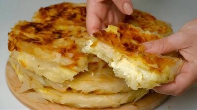  دستور پخت پای پنیر خوشمزه در ماهیتابه (دلِ همه رو می بره )!!
