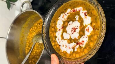  سوپ نخود خوشمزه با کمترین مواد / ساده، مقوی و اقتصادی