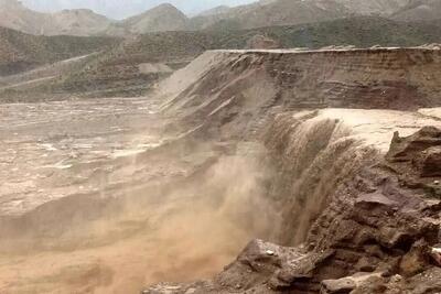 بزرگترین سد خاکی جزیره قشم سرریز شد