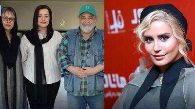 تصاویری ناب از هیجان الناز شاکردوست هنگام دیدار با بازیگران مشهور