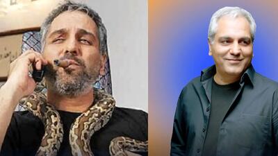 زندگی ۱۹ ساله مهران مدیری با مار پیتون دو متری به نام آرمیتا!