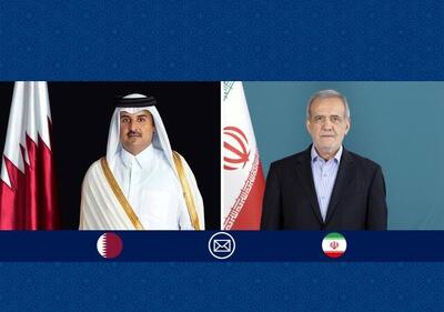  پزشکیان به امیر قطر پیام داد