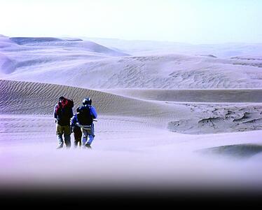  تصویر عجیب از بارش برف در کویر مصر+ فیلم