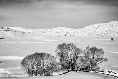 ببینید / قلب کویر ایران هم سفیدپوش شد