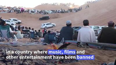 صحرای قندهار پاتوق عاشقان خودروهای آفرود در افغانستان