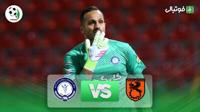 خلاصه بازی مس رفسنجان 0-0 گل گهر سیرجان (پنالتی 1-4)