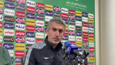 صحبتهای مجتبی جباری بعد از دیدار جام حذفی مقابل گل گهر