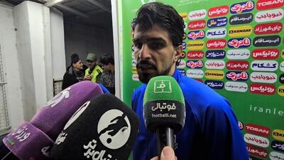 صحبتهای بازیکنان ملوان و مس شهربابک در پایان بازی