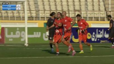 گل اول سایپا به هوادار (سامان محرابی زاده)