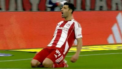 گل اول المپیاکوس به کیفیسیا (مهدی طارمی)