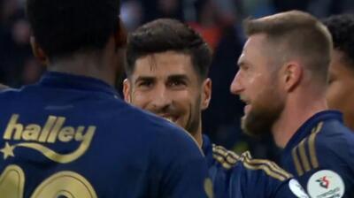 گل دوم فنرباغچه به ایوپ اسپور (مارکو آسنسیو با پاس تالیسکا)