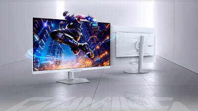 نگاهی به مانیتور گیمینگ گیگابایت M27UP ICE: رقص باشکوه کیفیت و سرعت بر میز کار