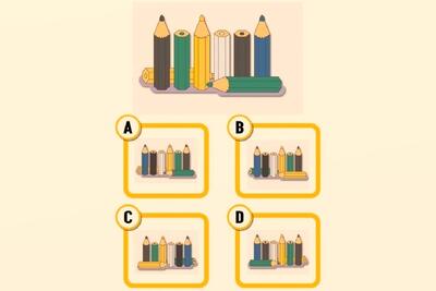  وقتشه که هوش خودتون رو نشون بدید و قبل از اینکه زمان تموم بشه،تصویر پشت مدادهای رنگی رو پیدا کنید!