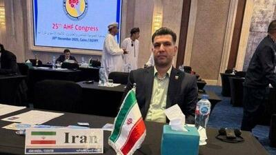 پاکدل نایب‌رئیس هندبال آسیا شد