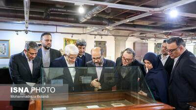 گزارش تصویری/ بازدید معاون اول رئیس‌جمهور از سازمان اسناد و کتابخانه ملی