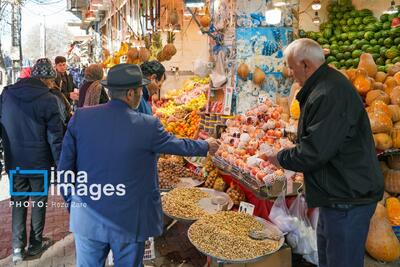  خرید میوه و آجیل شب یلدا در اردبیل