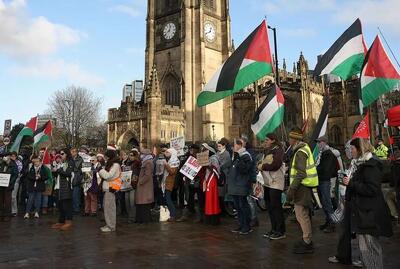  تداوم تظاهرات ضد اسرائیلی در انگلیس زیر فشار امنیتی