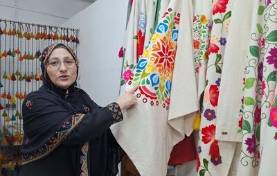 سوزن جادویی اعظم؛ پارچه‌هایی که قصه می‌گویند