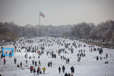 برف، شادی را به زاینده‌رود خاموش بازگرداند