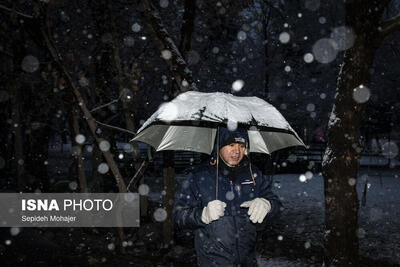  بارش برف - مشهد