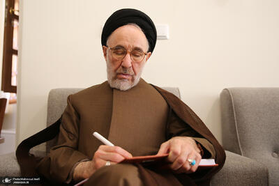  تسلیت سید محمد خاتمی در پی درگذشت اشرف بروجردی + عکس پیام