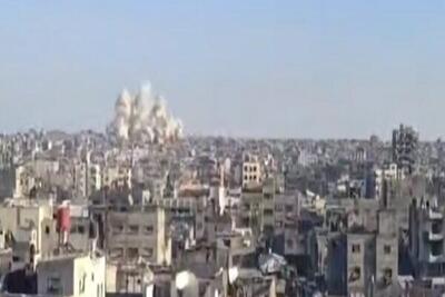  تخریب منازل در خان یونس در جنوب غزه از سوی نظامیان اسرائیلی