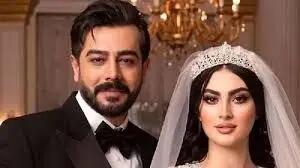 موتورسواری مریم مومن و سهیل قاصدی در مراسم عقدشان/ ویدئو