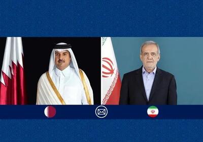 پیام پزشکیان به امیر قطر