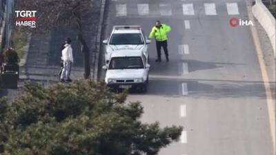  ببینید | خط پایان زرنگ‌بازی راننده خلافکار؛ پلیس با پهپاد مج متخلف را گرفت!