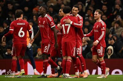 تاتنهام ۱ - لیورپول ۲/ رنگ زنبق‌های سفید در خانه قرمز شد