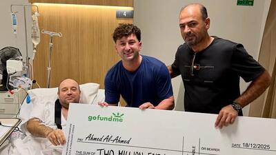 چک ۲.۵ میلیون دلاری برای مرد فداکار حادثه سیدنی - مجله اینترنتی کولاک