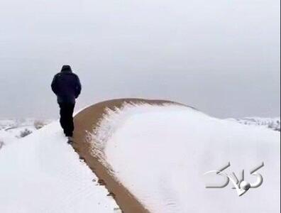 نادرترین اتفاق؛ بارش برف در کویر مصر ایران - مجله اینترنتی کولاک