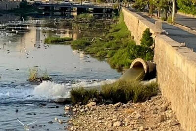 بخشی از فاضلاب شهر بندرعباس به خلیج فارس می‌ریزد