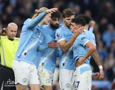 منچسترسیتی ۳ - وستهم ۰/ صدرنشینی چکشی سیتیزن‌ها به زور بچه‌غول - پارس فوتبال