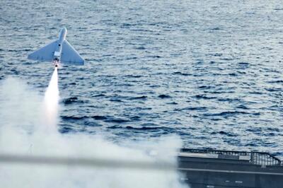  نخستین آزمایش پهپاد کپی شده آمریکا از شاهد ۱۳۶ ایرانی در خلیج فارس+ تصاویر