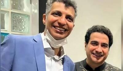  لحظاتی جالب از حضور عادل فردوسی‌پور در رونمایی از آخرین آلبوم استاد محمدرضا شجریان+فیلم