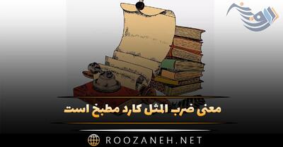  معنی ضرب المثل کارد مطبخ است + کاربرد و انشا
