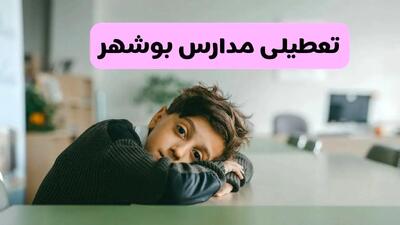 آیا مدارس بوشهر فردا یکشنبه ۳۰ آذر ۱۴۰۴ تعطیل است؟ | تعطیلی مدارس بوشهر یکشنبه
