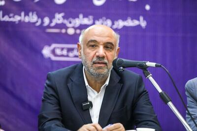 وزیر کار: دستمزد کارگران بدون تنش ۴۵ درصد افزایش پیدا کرد/در شرایط رکود تورمی هستیم